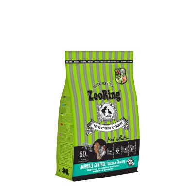 Hairball Control Turkey&Chicory Индейка с цикорием, 400 г
