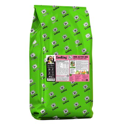 MINI ACTIVE DOG Мясо молодых бычков и рис, 20 кг