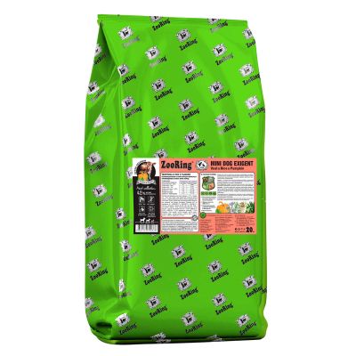 MINI DOG EXIGENT Телятина и рис с тыквой, 20 кг