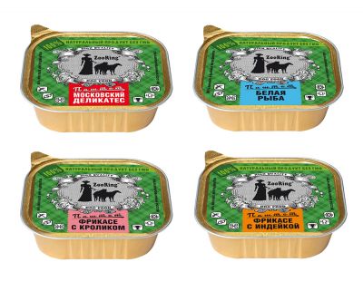 Паштет для собак «Микс», 100 г x 16 шт
